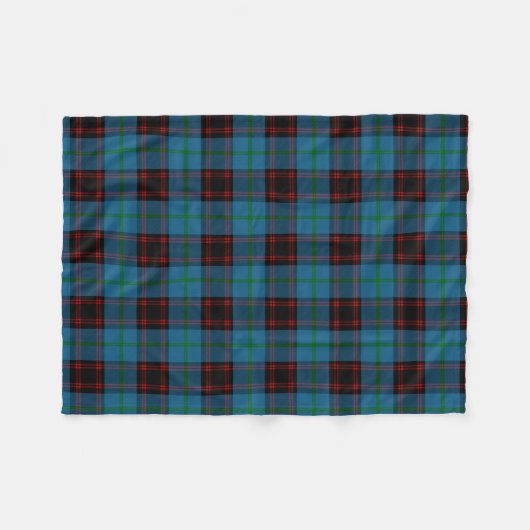 Scottish Clan Home Tartan Pset Fleece Deken (Voorkant (Horizontaal))