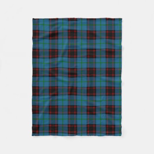 Scottish Clan Home Tartan Pset Fleece Deken (Voorkant)