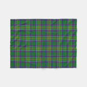 Scottish Clan Hunter Tartan Pset Fleece Deken (Voorkant (Horizontaal))