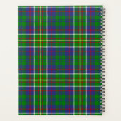 Scottish Clan Hunter Tartan Pset Planner (Achterkant)