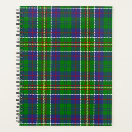 Scottish Clan Hunter Tartan Pset Planner (Voorkant)