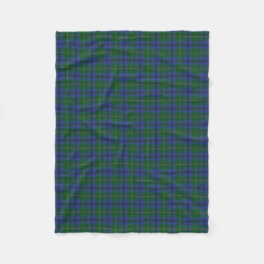 Scottish Clan Johnston Classic Tartan Fleece Deken (Voorkant)