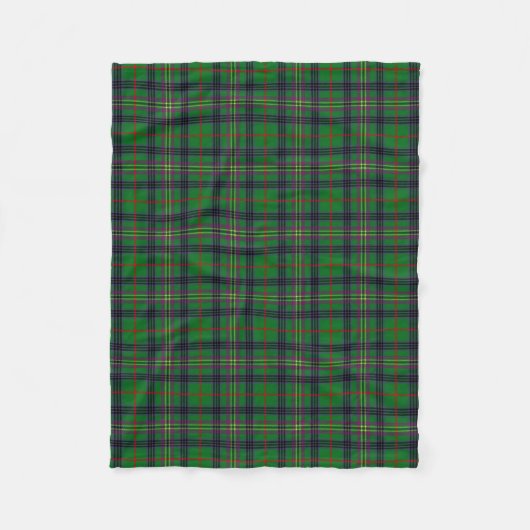 Scottish Clan Kennedy Tartan Pset Fleece Deken (Voorkant)