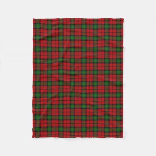 Scottish Clan Kerr Classic Tartan Fleece Deken (Voorkant)