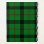 Scottish Clan Kincaid Tartan Pset Planner (Achterkant)