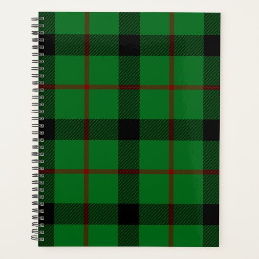 Scottish Clan Kincaid Tartan Pset Planner (Voorkant)