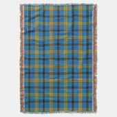 Scottish Clan Laing Tartan Pset Deken (Voorkant Verticaal)