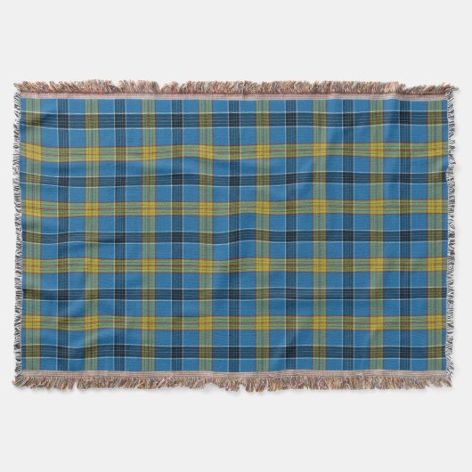 Scottish Clan Laing Tartan Pset Deken (Voorkant)