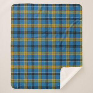 Scottish Clan Laing Tartan Pset Sherpa Deken