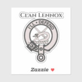 Scottish Clan Lennox Crest Badge Sticker (Vel)
