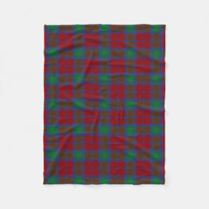 Scottish Clan Lindsay Tartan Pset Fleece Deken