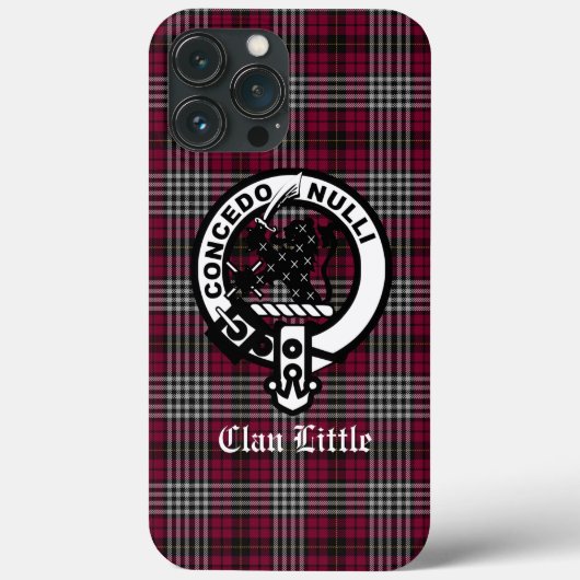Scottish Clan Little Crest Badge and Tartan Custom Case-Mate iPhone Case (Achterkant)