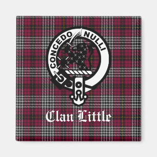 Scottish Clan Little Crest Badge and Tartan Custom Magneet