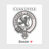 Scottish Clan Little Crest Badge Sticker (Vel)