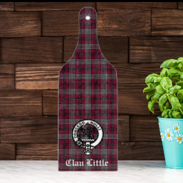Scottish Clan Little Tartan and Crest Badge Custom Snijplank