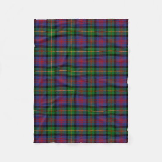 Scottish Clan Logan Tartan Pset Fleece Deken (Voorkant)