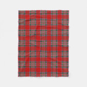 Scottish Clan MacBean Tartan Pset Fleece Deken (Voorkant)