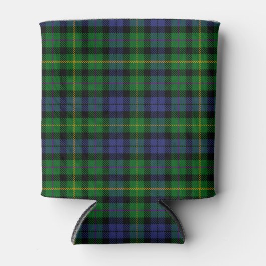 Scottish Clan MacBride Tartan Pset Blikjeskoeler (Voorkant)