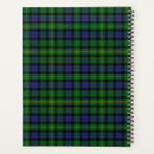 Scottish Clan MacBride Tartan Pset Planner (Achterkant)