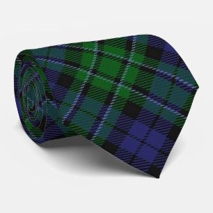 Scottish Clan MacCallum Letter M Monogram Tartan Stropdas