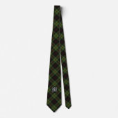 Scottish Clan MacDiarmid Letter M Monogram Tartan Stropdas (Voorkant)