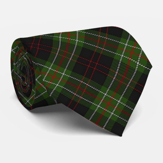Scottish Clan MacDiarmid Letter M Monogram Tartan Stropdas (Opgerold)