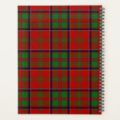 Scottish Clan MacDonald of Glencoe Tartan Pset Planner (Achterkant)