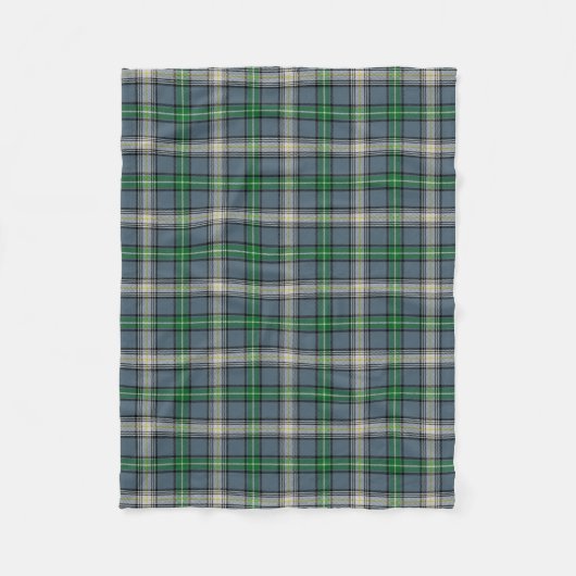 Scottish Clan MacDowall Tartan Pset Fleece Deken (Voorkant)