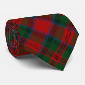 Scottish Clan MacDuff Letter M Monogram Tartan Stropdas (Opgerold)