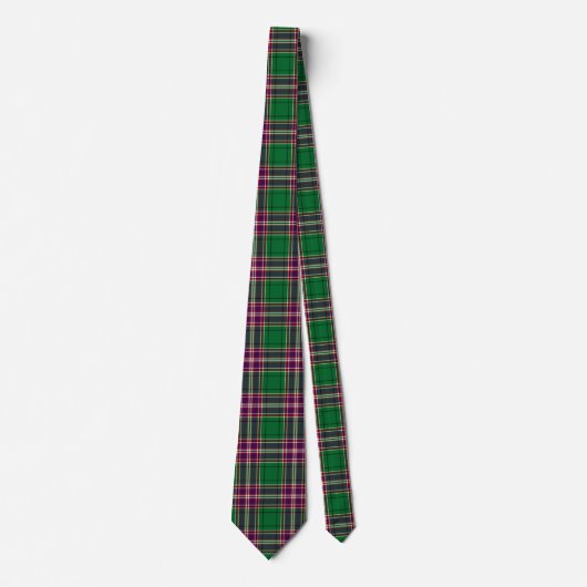 Scottish Clan MacFarlane Hunting Tartan Pset Stropdas (Voorkant)