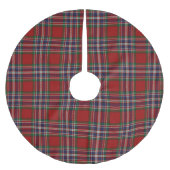 Scottish Clan MacFarlane Red Blue Tartan Kerstboom Rok (Voorkant)