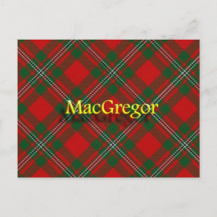 Scottish Clan MacGregor Briefkaart
