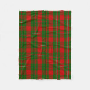 Scottish Clan MacGregor Tartan Pset Fleece Deken