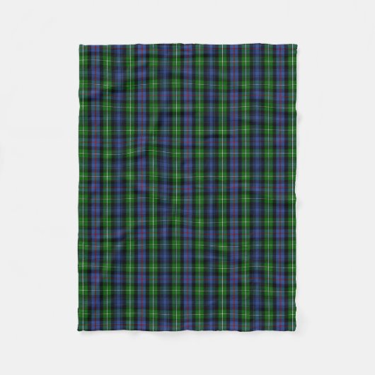 Scottish Clan MacKenzie Tartan Pset Fleece Deken (Voorkant)