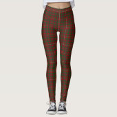 Scottish Clan MacKinnon Tartan Leggings (Voorkant)