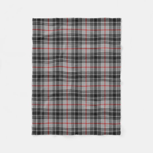 Scottish Clan MacKnight Tartan Pset Fleece Deken (Voorkant)
