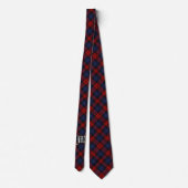 Scottish Clan MacLachlan M Monogram Tartan Stropdas (Achterkant)