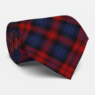 Scottish Clan MacLachlan M Monogram Tartan Stropdas