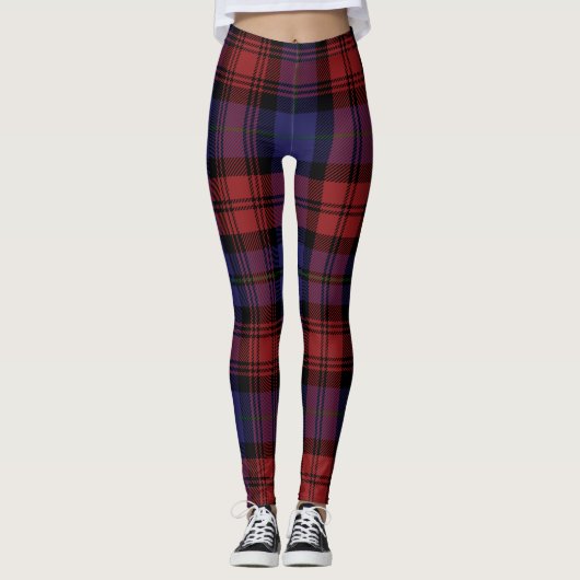 Scottish Clan MacLachlan Tartan Pset Leggings (Voorkant)