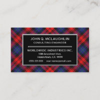 Scottish Clan MacLachlan Tartan Pset