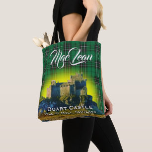 Scottish Clan MacLean Duart Castle Tartan Pset Draagtas