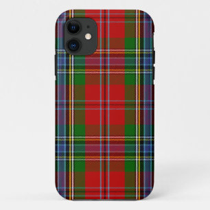 Scottish Clan MacLean van Duart Tartan Pset iPhone 11 Hoesje