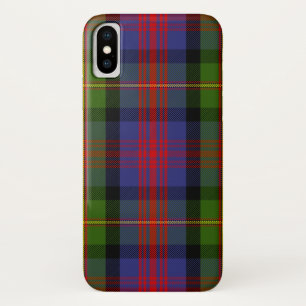 Scottish Clan MacLennan Tartan Pset iPhone X Hoesje