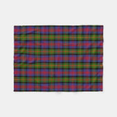 Scottish Clan MacLennan Tartan Pset Fleece Deken (Voorkant (Horizontaal))