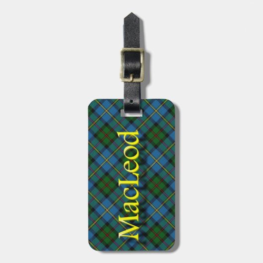 Scottish Clan MacLeod Bagagelabel (Voorkant verticaal)
