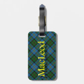 Scottish Clan MacLeod Bagagelabel (Achterkant verticaal)