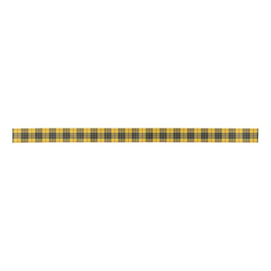 Scottish Clan MacLeod Classic Tartan Ribbon Lint (Voorkant)