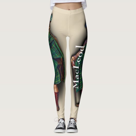 Scottish Clan MacLeod door R. R. McIan Leggings (Voorkant)