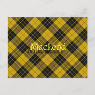 Scottish Clan MacLeod of Lewis Tartan Briefkaart