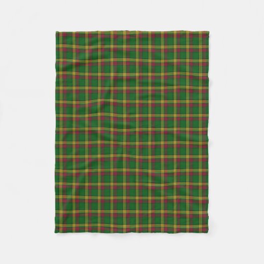 Scottish Clan MacMillan Classic Tartan Fleece Deken (Voorkant)